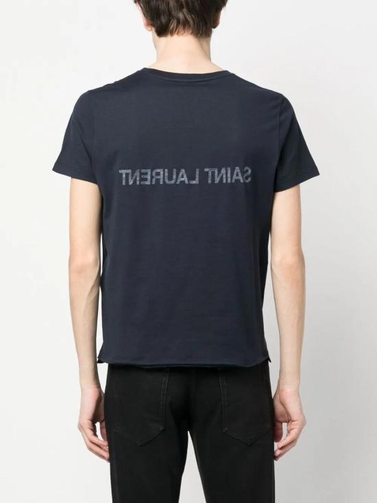 25FW 생로랑 리버스 티셔츠 663278Y37AW 4145 - SAINT LAURENT