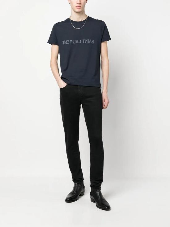 25FW 생로랑 리버스 티셔츠 663278Y37AW 4145 - SAINT LAURENT