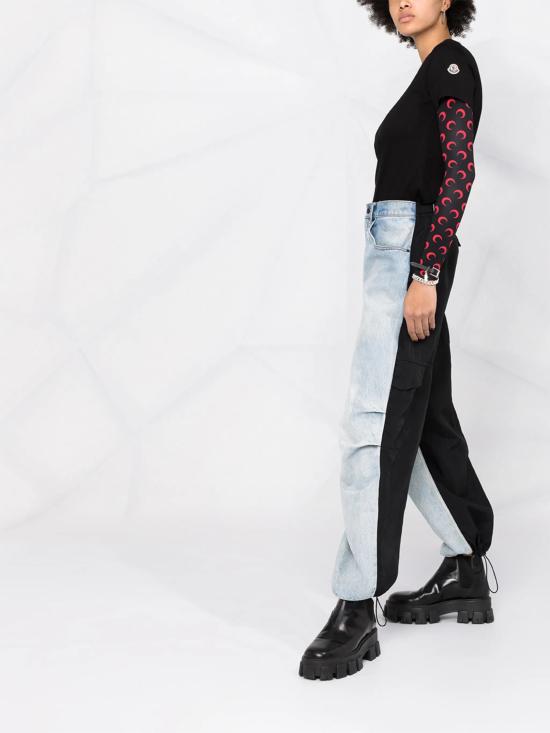 26SS 몽클레어 로고 패치 코튼 저지 티셔츠 K10938C73200V8058 999 BLACK - MONCLER