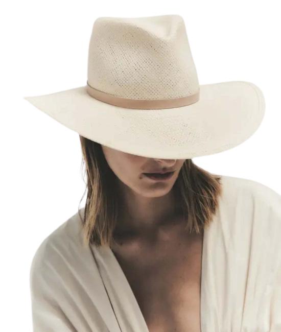  자네사레온 버킷햇 Janessa Leone Sherman Hat 내추럴