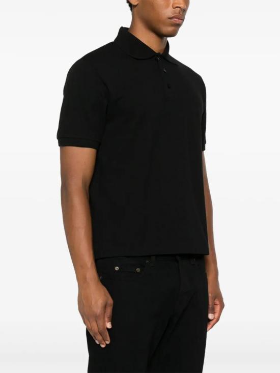  생로랑 카산드라 피케 폴로 셔츠 798944Y37HC 1000 NERO - SAINT LAURENT
