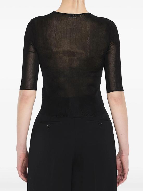 25SS 생로랑 반팔 티셔츠 819910Y75WA 1000 NERO - SAINT LAURENT