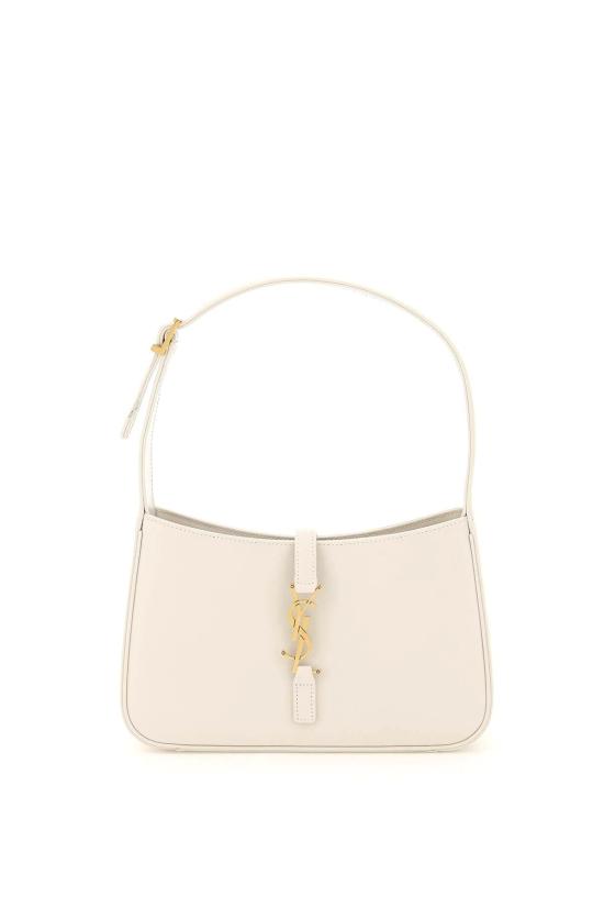 26FW 생로랑 LE 5 A 7 모노그램 토트백 6572282R20W 9207 BLANC VINTAGE