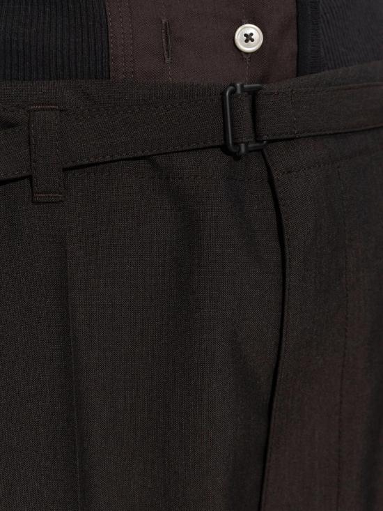 25SS 르메르 스트레이트 팬츠 PA1198LF414 BR599 DARK ESPRESSO MELANGE - LEMAIRE