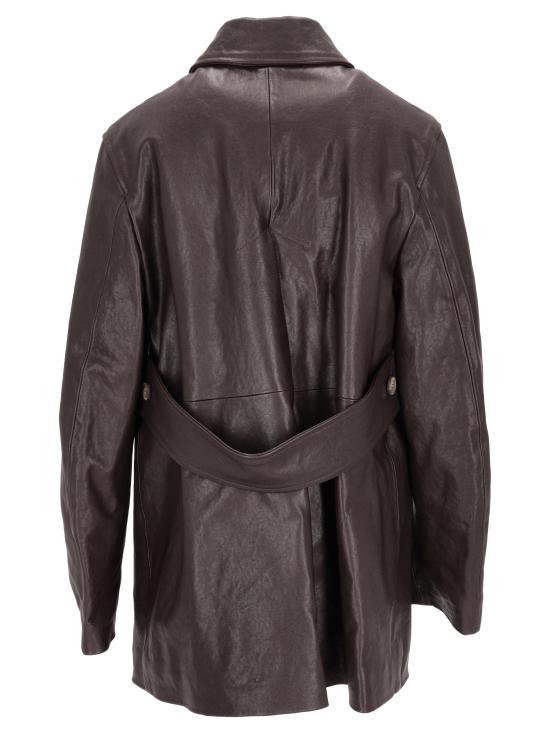 25FW 라 로즈 가죽 자켓 1551 TESTA DI MORO - LA ROSE