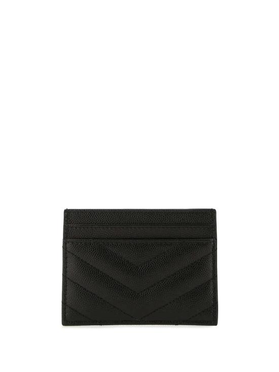 26FW 생로랑 카산드라 마틀라세 카드 케이스 423291BOW01 1000 NERO - SAINT LAURENT