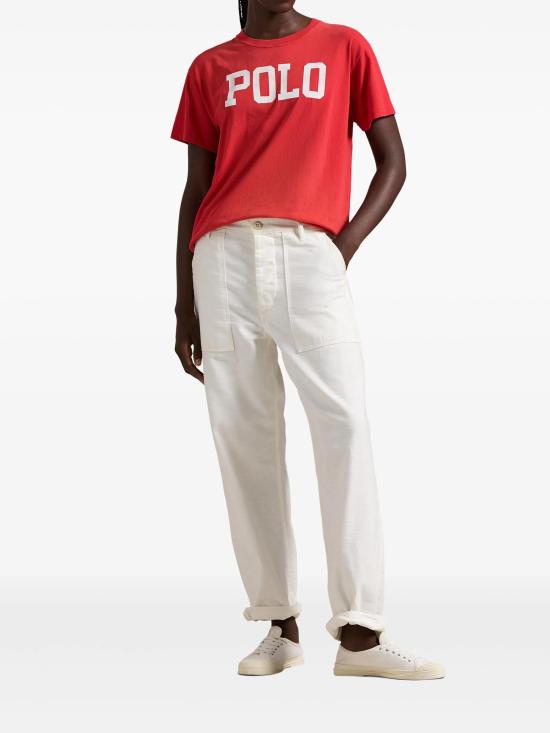 25SS 랄프 로렌 반팔 티셔츠 211959617003 600 RED - RALPH LAUREN