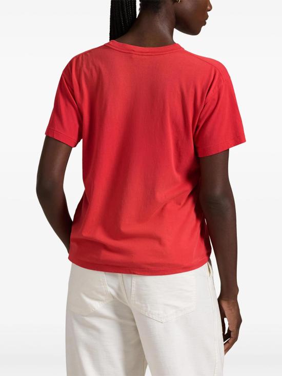25SS 랄프 로렌 반팔 티셔츠 211959617003 600 RED - RALPH LAUREN