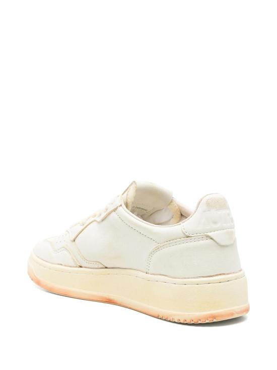 25SS 오트리 슈퍼 빈티지 메달리스트 로우 레더 스니커즈 AVLWGI 01 GOAT SCRUB WHITE - AUTRY