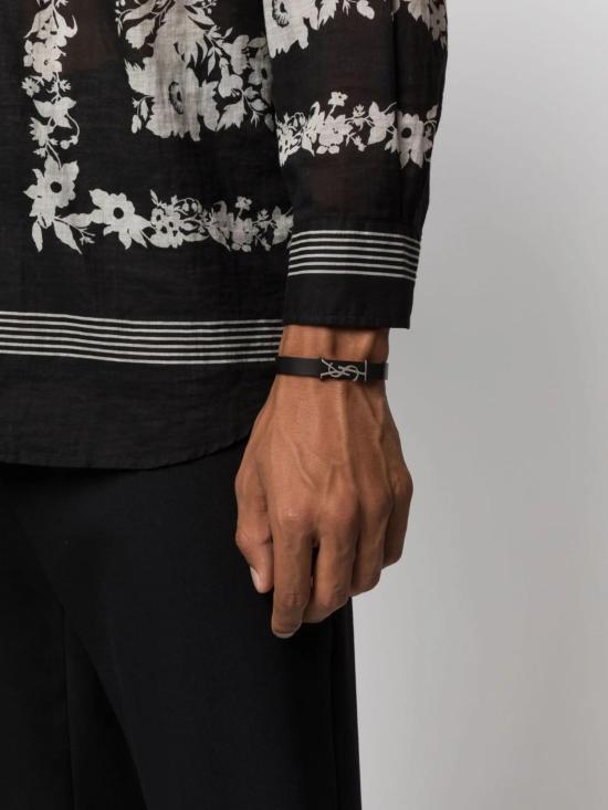 25SS 생로랑 브레이슬릿 7088150IH0E 1000 NERO - SAINT LAURENT