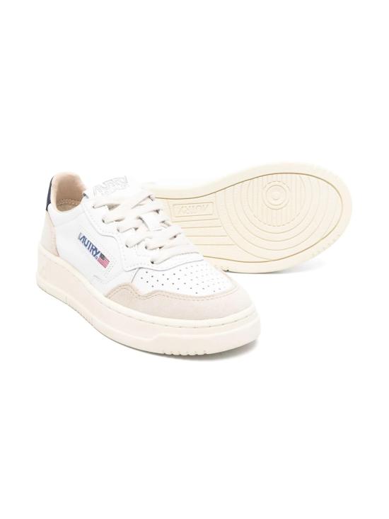 25FW [주니어] 오트리 스니커즈 KULKFS 04 SUEDE FOUR WHT SPBLUE - AUTRY