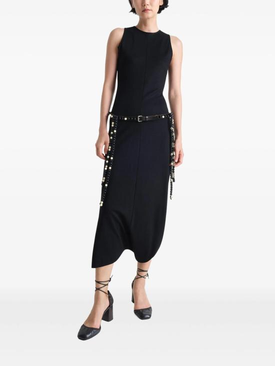 25SS 르메르 트위스트 헴 드레스 DR1106LJ1034 BK999 BLACK - LEMAIRE