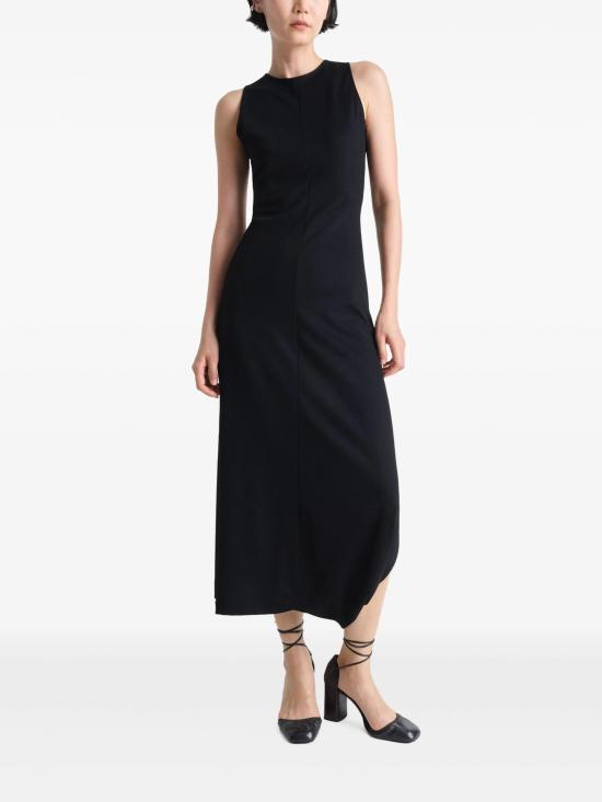 25SS 르메르 트위스트 헴 드레스 DR1106LJ1034 BK999 BLACK - LEMAIRE