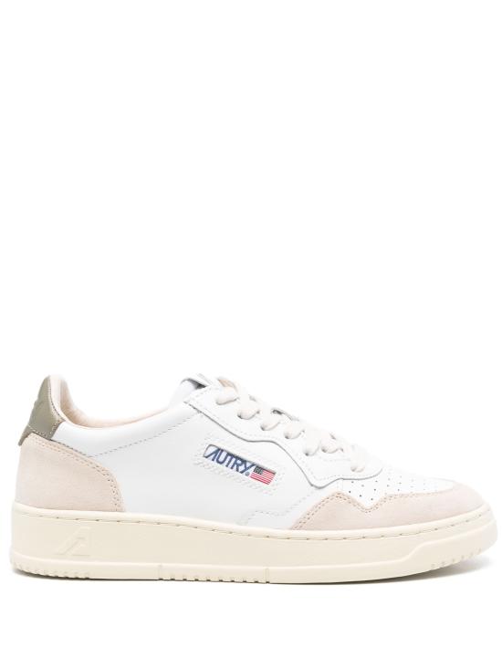 25FW 오트리 MEDALIST 메달리스트 로우탑 스니커즈 AULMLS 77 LEAT SUEDE WHT CVRT GR
