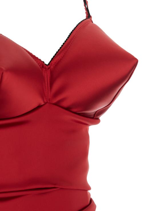 25SS 돌체앤가바나 미디 원피스 F6TNRTFURADR0046 Red - DOLCE & GABBANA