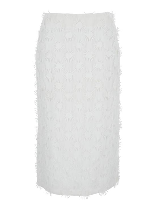 25SS 엠에스지엠 미디 스커트 3841MDD1125712101 White