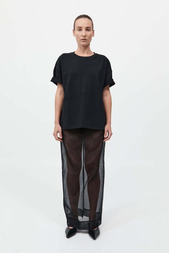  세인트아그니 반팔 티셔츠 세인트 아그니 오가닉 코튼 릴렉스 티셔츠 - ST.AGNI