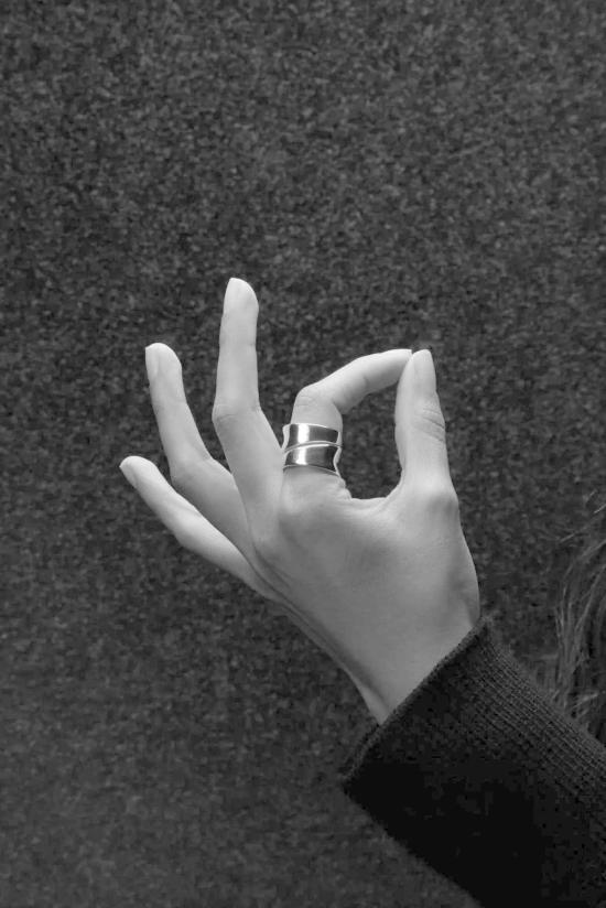  Open Archive 반지 오픈 아카이브 실버 리 시스템 링 - OTHER BRANDS