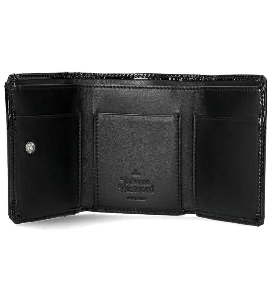 26FW 비비안웨스트우드 사피아노 플랩 카드 홀더 5402000BW L001N N401 BLACK DOM - VIVIENNE WESTWOOD