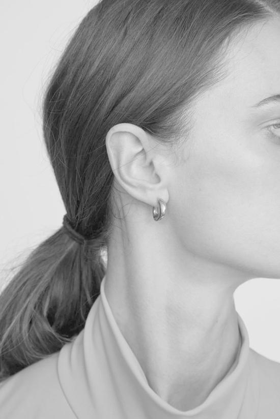  아그메스 이어링 Agmes 미니 아스트리드 후프 스털링 실버