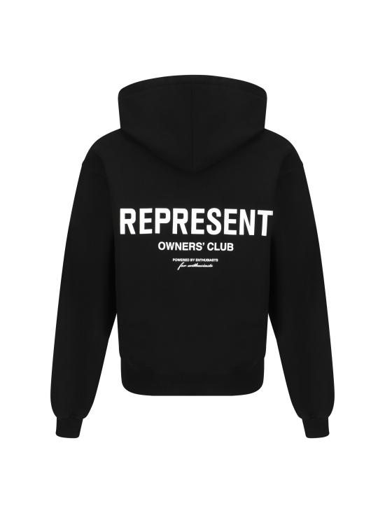 26SS 리프레젠트 후드 티셔츠 OCM41122 BLACK - REPRESENT