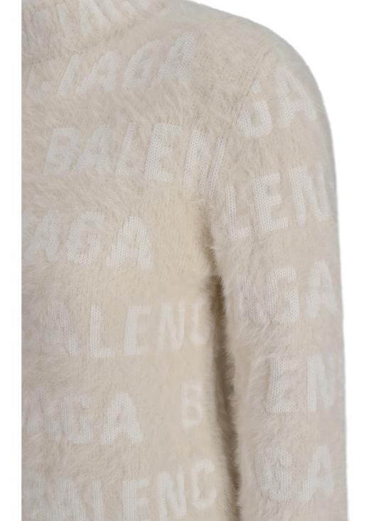 25SS 발렌시아가 스웨터 769027T6230 9002 WHITE - BALENCIAGA