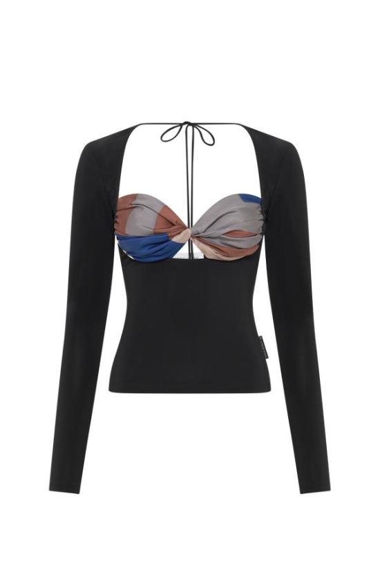 25SS 마린세르 긴팔 티셔츠 MRSW251PRTO016MT MULTICOLOR DOM