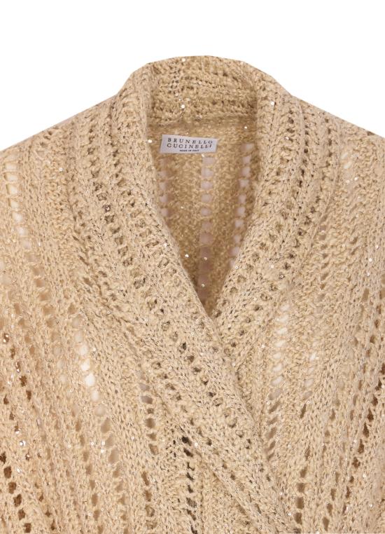 25SS 브루넬로 쿠치넬리 스웨터 MEA393106 CBU80 Beige - BRUNELLO CUCINELLI