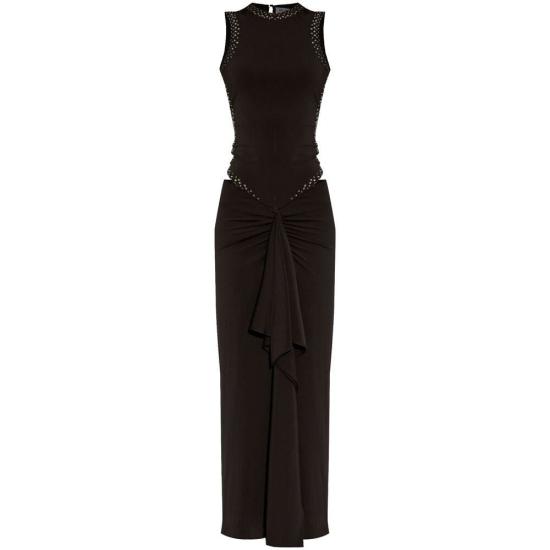 25SS 디 아티코 롱 원피스 250WCW00207 AAA014TS 100 Black