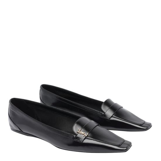 25SS 생로랑 플랫 슈즈 818008 AAEHW 1000 Black - SAINT LAURENT
