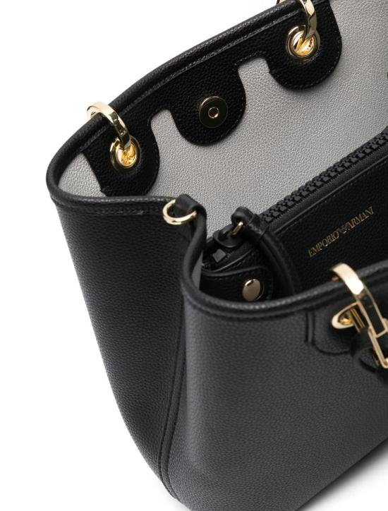 25FW 엠포리오 아르마니 토트백 EW000361AF12103MC032 NERO SILVER - EMPORIO ARMANI