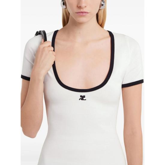 25SS 쿠레쥬 미디 원피스 225JRO600JS 0203 0098 WHITE - COURREGES