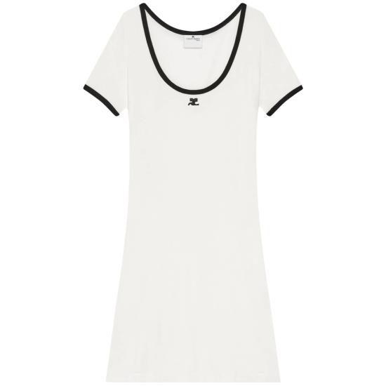 25SS 쿠레쥬 미디 원피스 225JRO600JS 0203 0098 WHITE