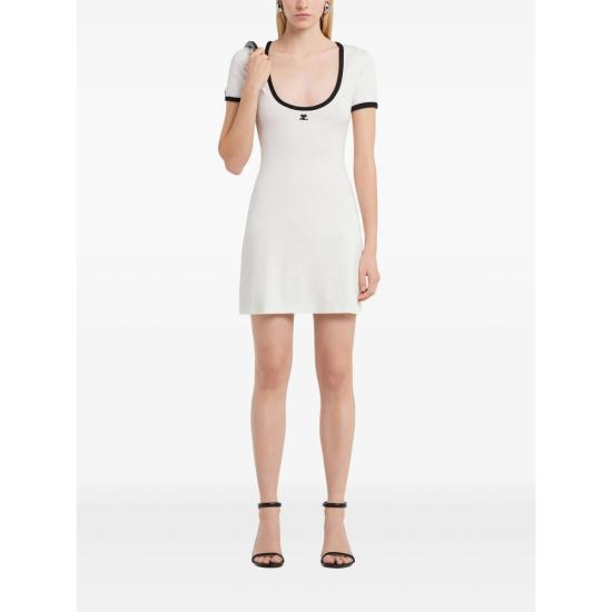 25SS 쿠레쥬 미디 원피스 225JRO600JS 0203 0098 WHITE - COURREGES