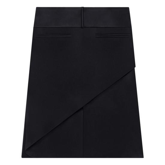 25SS 쿠레쥬 미디 스커트 225CJU245TA 0007 9999 BLACK