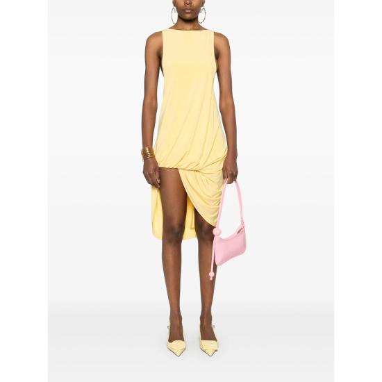25SS 자크뮈스 미디 원피스 251DR242 2381 250 YELLOW - JACQUEMUS