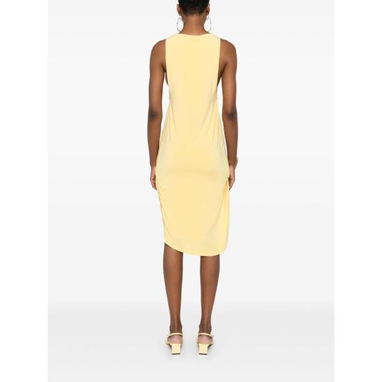 25SS 자크뮈스 미디 원피스 251DR242 2381 250 YELLOW - JACQUEMUS