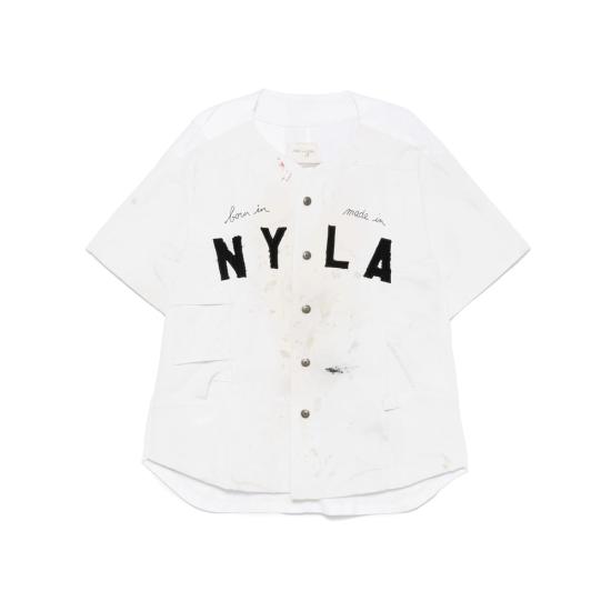 25SS 그렉로렌 반팔 셔츠 KM110 IVORY NEUTRALS