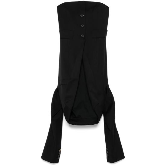 25SS 모스키노 민소매 티셔츠 0418 J0803 0555 BLACK