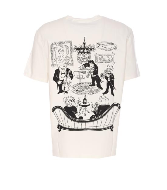 25SS 에드몬드 스튜디오 반팔 티셔츠 14010 OFF WHITE White - EDMMOND STUDIOS