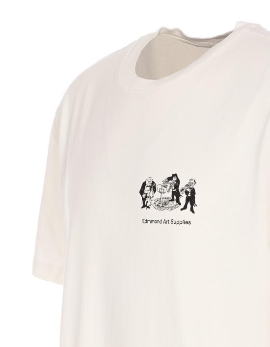 25SS 에드몬드 스튜디오 반팔 티셔츠 14010 OFF WHITE White - EDMMOND STUDIOS