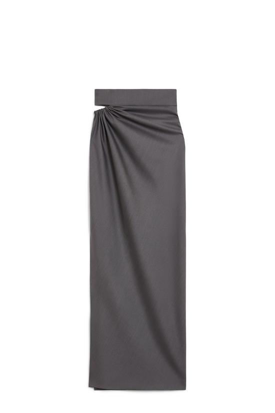 25SS 막스마라 롱 스커트 2511101123600 015 Light Grey