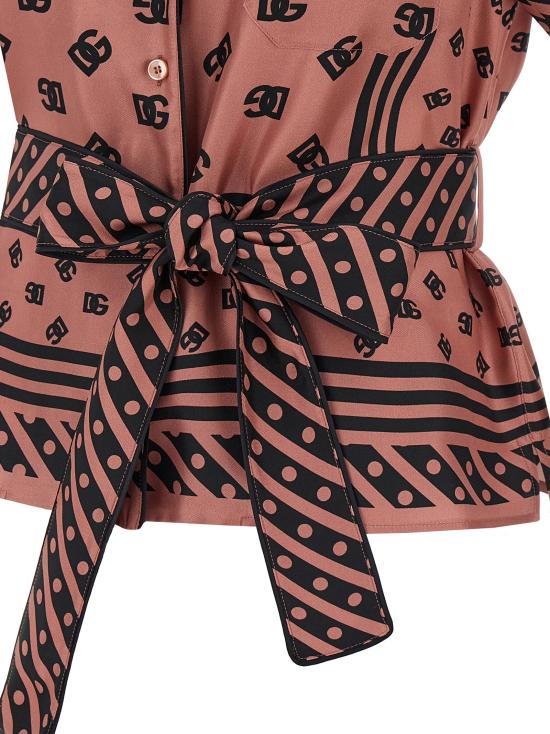 25SS 돌체앤가바나 블라우스 F5G67THI1X0H24ZW Pink - DOLCE & GABBANA