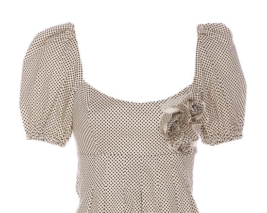 25SS 엘리자베타프랜치 숏 원피스 AB77652E2 E84 Beige - ELISABETTA FRANCHI