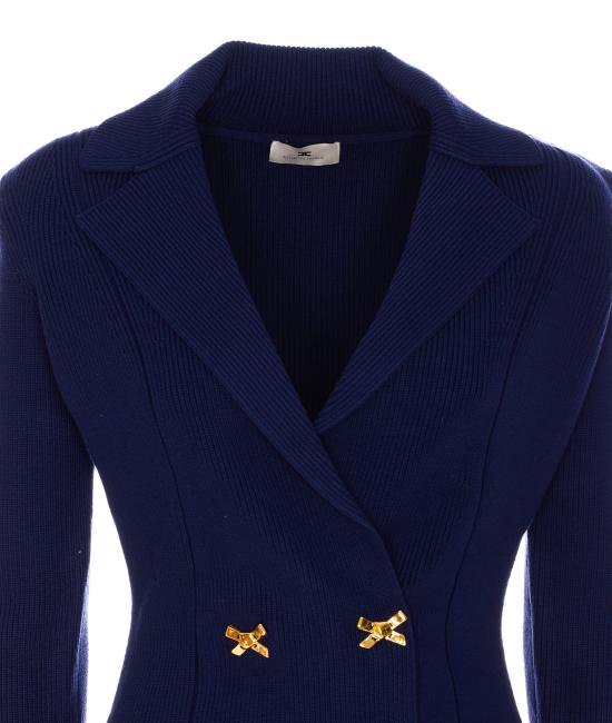 25SS 엘리자베타프랜치 자켓 MK64S51E2 DC8 Blue - ELISABETTA FRANCHI