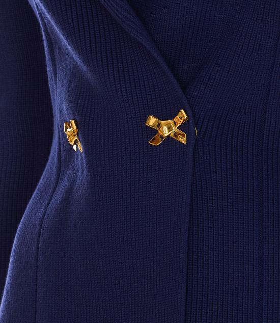 25SS 엘리자베타프랜치 자켓 MK64S51E2 DC8 Blue - ELISABETTA FRANCHI