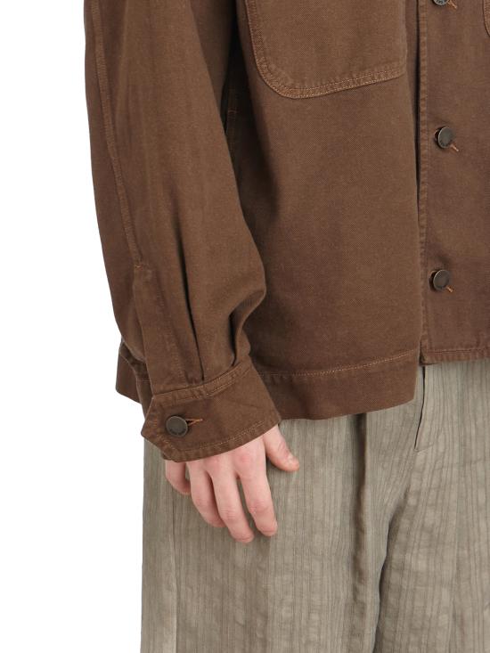 25SS 우마 왕 긴팔 셔츠 LUM6536UW600 Brown - UMA WANG