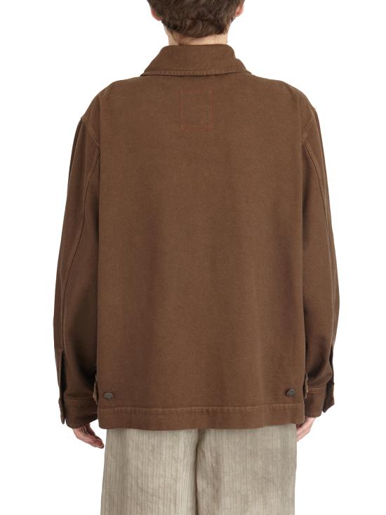 25SS 우마 왕 긴팔 셔츠 LUM6536UW600 Brown - UMA WANG