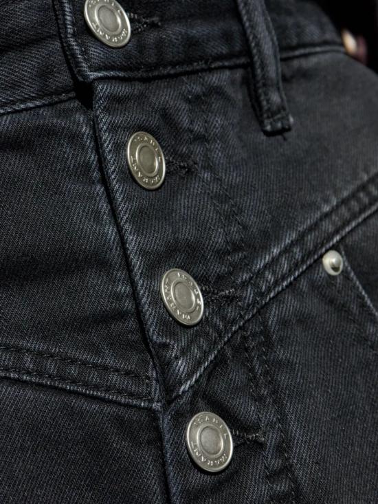 25SS 이자벨마랑 데님 숏팬츠 SH0093FA B1H06I 01BK BLACK - ISABEL MARANT