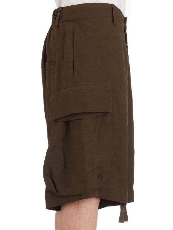 25SS 우마 왕 숏팬츠 LUM3528UW690 Brown - UMA WANG